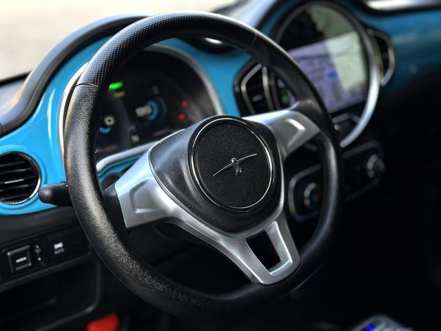 REV M2 interior dash and front seats